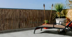 Brico Nortene Tuinscherm Fency Kastanjebruin 1X3M- Tuinschermen En Poorten