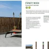 Tuinhout|Brico Nortene Tuinscherm Fency Bruin Kunststof 1,5X3M