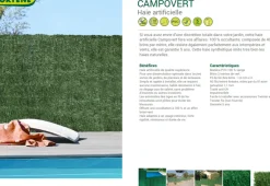 Brico Nortene Zichtbelemmering Campovert Groen 1,5X3M- Balkonschermen