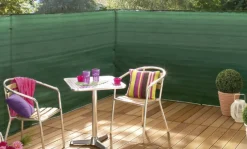 Brico Nortene Zichtdoek Zichtbelemmering Supratex Groen 1,2X5M- Balkonschermen