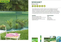 Tuinhout|Brico Nortene Zichtdoek Zichtbelemmering Windanet Groen 1X3M