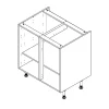 Keukenkasten|Brico Onderkast Keuken Modulo Wit 80Cm