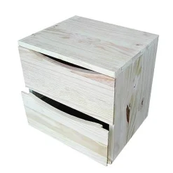 Manden & Boxen|Brico Opbergkubus 2 Laden Den 36X36X30Cm