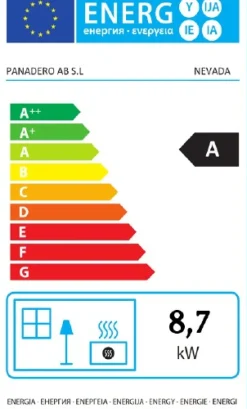 Brico Panadero Houtkachel Nevada Ecodesign 8,7Kw