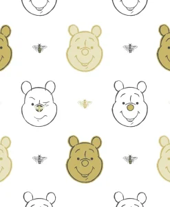 Brico Papierbehang Bee Winnie The Pooh- Behang Kinderkamer