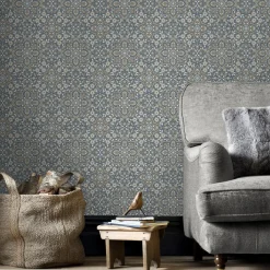 Brico Papierbehang Homestyle Fh37542 Blauw- Behangpapier