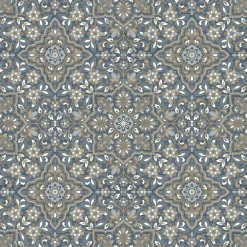 Brico Papierbehang Homestyle Fh37542 Blauw- Behangpapier