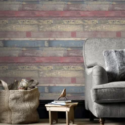 Brico Papierbehang Homestyle Fh37557 Rood- Behangpapier