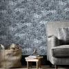 Brico Papierbehang Homestyle Fh37504 Blauw- Behangpapier