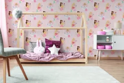 Brico Papierbehang Pastel Princess- Behang Kinderkamer