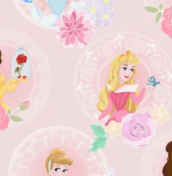 Brico Papierbehang Pastel Princess- Behang Kinderkamer