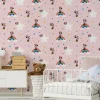 Brico Papierbehang Rainbow Minnie- Behang Kinderkamer