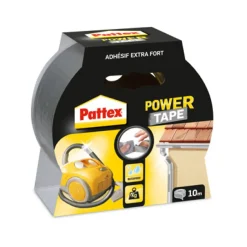 Brico Pattex Afplaktape 'Power Tape' Grijs 10M- Technische Tape