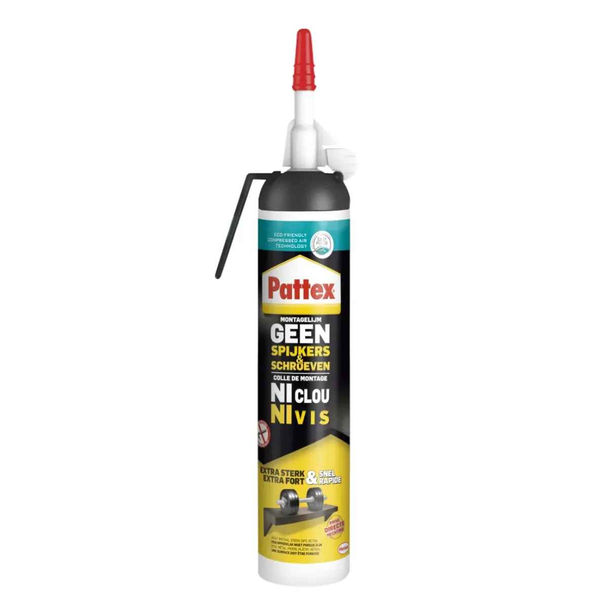 Brico Pattex Montagelijm Geen Spijkers En Schroeven 254G- Lijm- & Kitpistolen