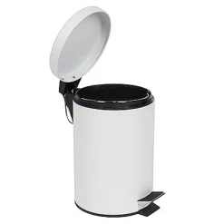 Keukenkasten|Brico Pedaalemmer 3 L Wit Mat