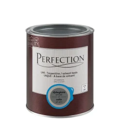 Brico Perfection Lak Ultradekkend Zijdeglans Terpentine Basis Gobigrijs 750Ml- Lakken