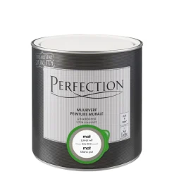Brico Perfection Muurverf Ultradekkend Mat Ral 9010 2,5L- Muurverf