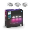Badkamerverlichting|Brico Philips Hue Inbouwspot Xamento Chroom 9,3Cm Gu10 5,7W 3 Stuks