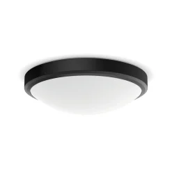 Badkamerverlichting|Brico Philips Plafondlamp Doris Zwart O31,3Cm 17W