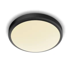 Badkamerverlichting|Brico Philips Plafondlamp Doris Zwart O31,3Cm 17W