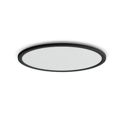 Badkamerverlichting|Brico Philips Plafondlamp Superslim Zwart O30Cm 18W