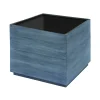 Brico Plantenbak Acaciahout Vierkant 35X35Cm Grijs Geborsteld- Plantenpotten En -Bakken