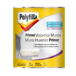 Brico Polyfilla Primer Vochtige Muren 1L- Houtvulmiddelen