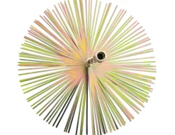Brico Practo Veegset Borstel + Stok Metaal O25Cm 7M