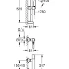 Douchesets|Brico Precision Flow Thermostatische Douchekraan 1/2" Met Doucheset, Chroom
