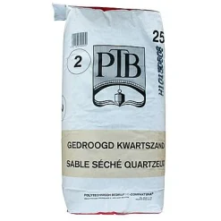 Zand|Brico Ptb Gedroogd Kwartszand 'Type 2' 25 Kg
