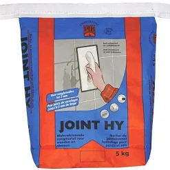 Mortel|Brico Ptb-Compaktuna Waterafstotende Voegmortel 'Joint Hy' 5 Kg
