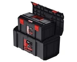 Gereedschapskoffers|Brico Qbrick Gereedschapskoffer Set Regular R-Box 19"+ 16" 2-Delig