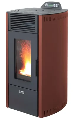 Brico Qlima Pelletkachel Viola 85 S-Line Rood