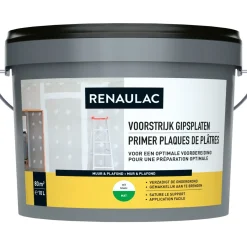 Brico Renaulac Voorstrijk Gipsplaten Wit 10L- Primers