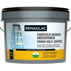 Brico Renaulac Voorstrijk Meerdere Ondergronden Wit 10L- Primers