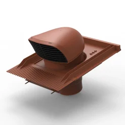 Dakpannen|Brico Renson Dakdoorvoer Design Baksteen Rood