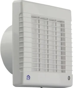 Luchtafvoer|Brico Renson 7231T Badkamerventilator O100Mm 12V Afsluitbaar Met Timer Wit