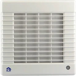 Luchtafvoer|Brico Renson 7231T Badkamerventilator O100Mm 12V Afsluitbaar Met Timer Wit