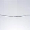 Douchegordijnstangen|Brico Ridder Kwartronde Dochegordijnstang O25Mm 90X90Cm Glanzend Chroom Aluminium