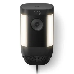 Brico Ring Beveiligingscamera Spotlight Cam Pro - Plug-In - 1080P Hd-Video - Zwart- Beveiligingscamera