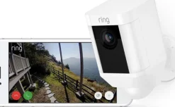 Brico Ring Camera Spotlight Cam Battery Wit 110Db Sirene- Beveiligingscamera