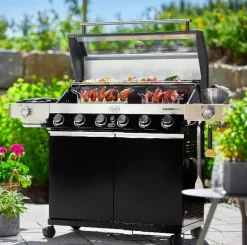 Brico Rosle Gasbarbecue Videro G6-S Vario 30Mbar 110,5X65,5X65,5Cm- Gasbarbecue