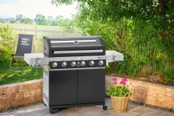 Brico Rosle Gasbarbecue Videro G6-S Vario 30Mbar 110,5X65,5X65,5Cm- Gasbarbecue
