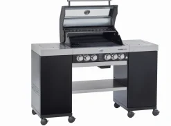 Brico Rosle Gasbarbecue Videro G4-Sl 30Mbar 154X60X118Cm- Gasbarbecue