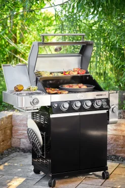 Brico Rosle Gasbarbecue Videro G4-S Vario 30Mbar 81,5X65,5X65,5Cm- Gasbarbecue