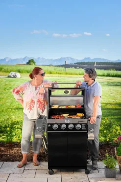 Brico Rosle Gasbarbecue Videro G4-S Vario 30Mbar 81,5X65,5X65,5Cm- Gasbarbecue