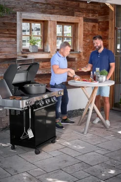 Brico Rosle Gasbarbecue Videro G3-S Vario 30Mbar 70,5X65,5X65,5Cm- Gasbarbecue