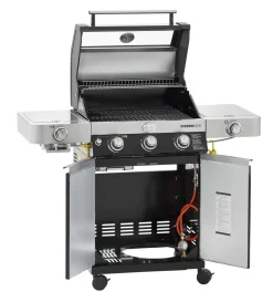 Brico Rosle Gasbarbecue Videro G3-S Vario 30Mbar 70,5X65,5X65,5Cm- Gasbarbecue