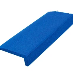 Brico Rubber Rand Opsluitband L-Vormig - 100X40X14,5 Cm - Blauw- Opsluitbanden & Boordstenen