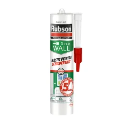 Brico Rubson Acrylaatmastiek Schilderskit Wit 280 Ml- Voegkitten